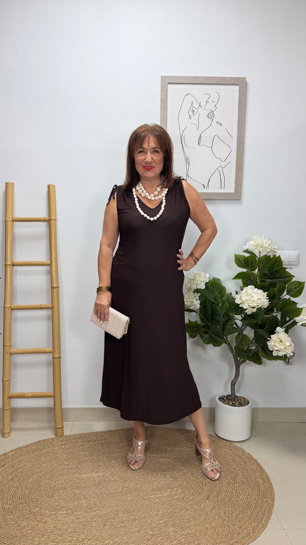 Vestido Rita Marrón