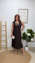 Vestido Rita Marrón