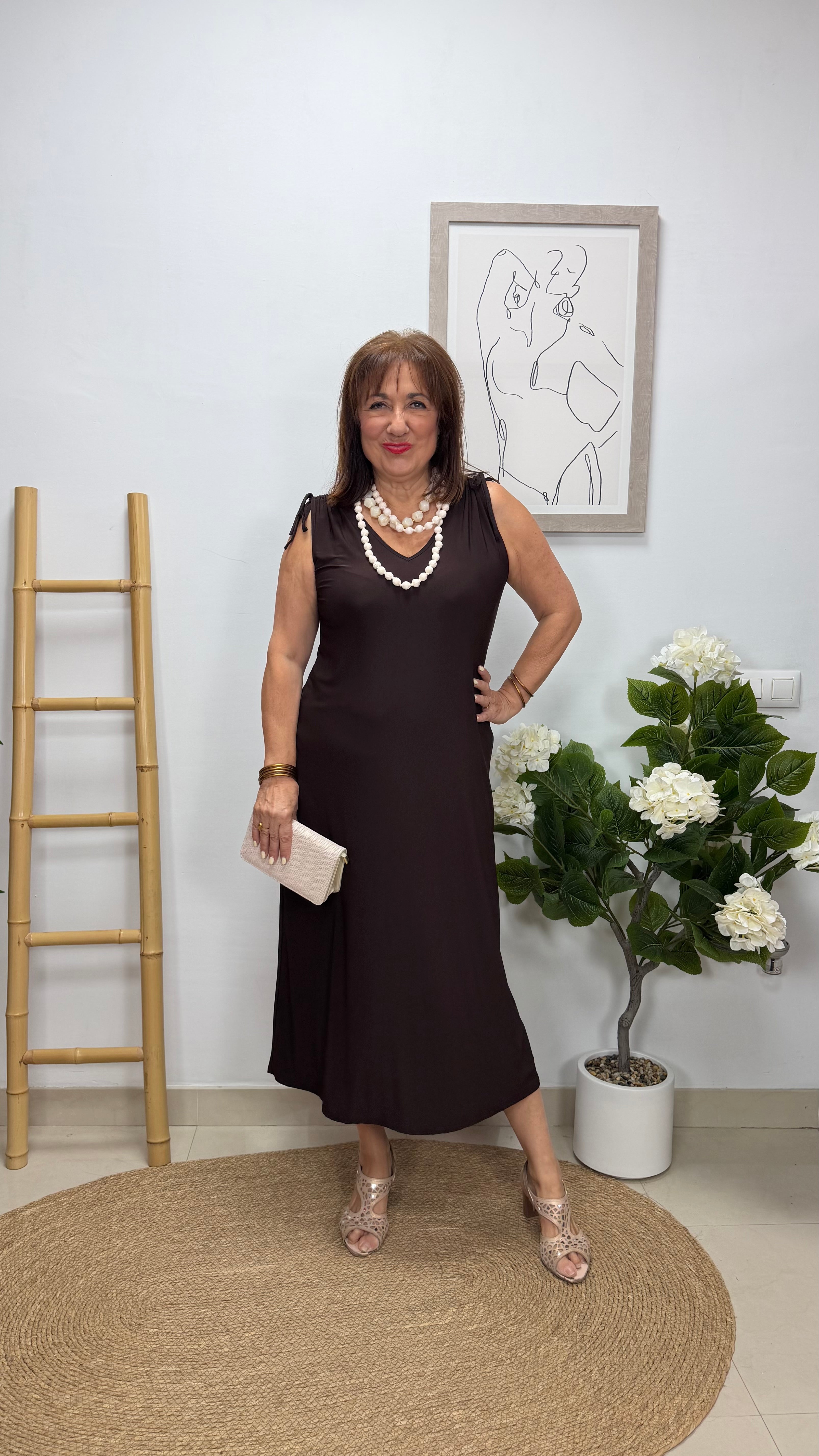 Vestido Rita Marrón