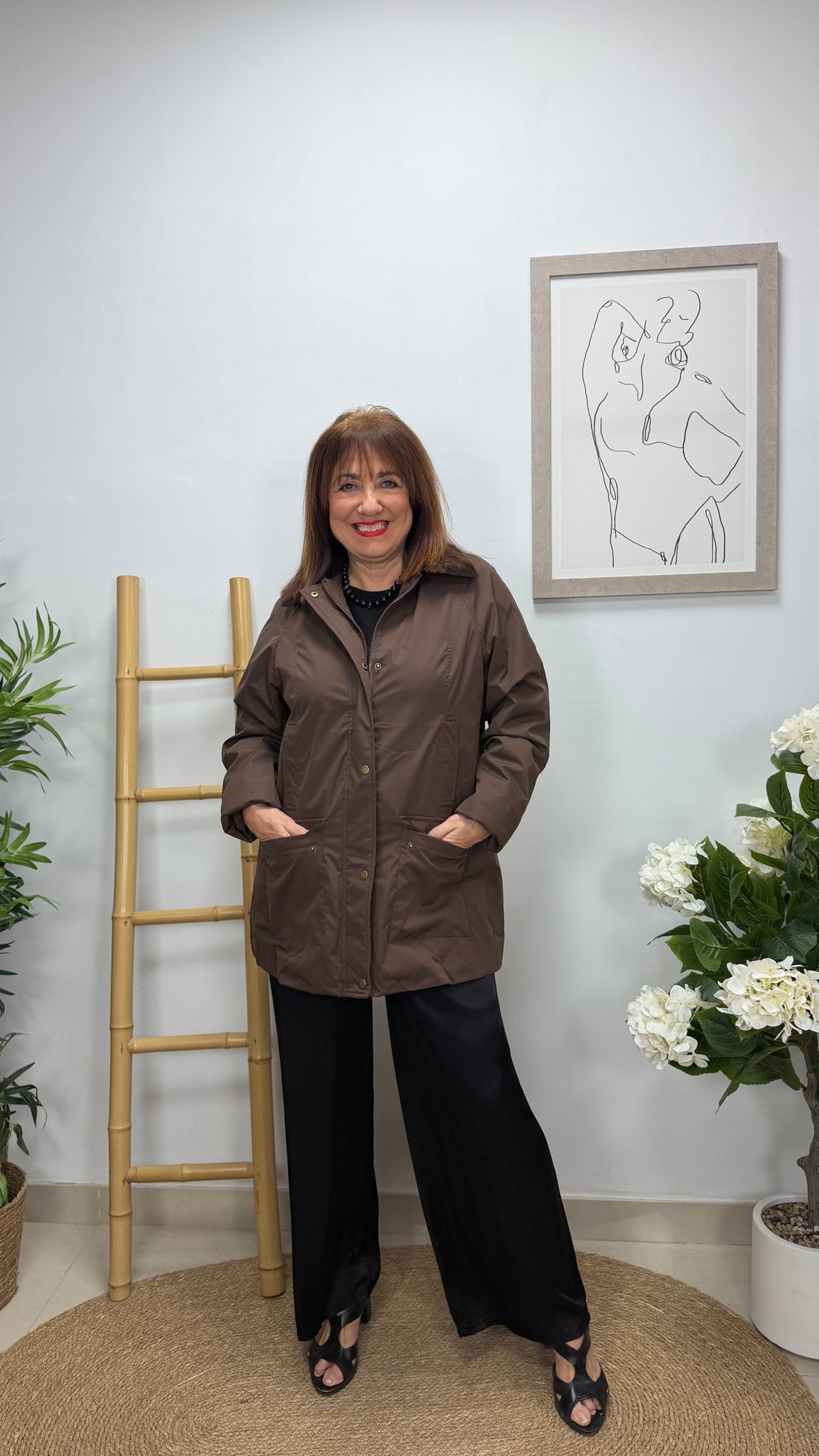 Chaquetón Barbu Marrón