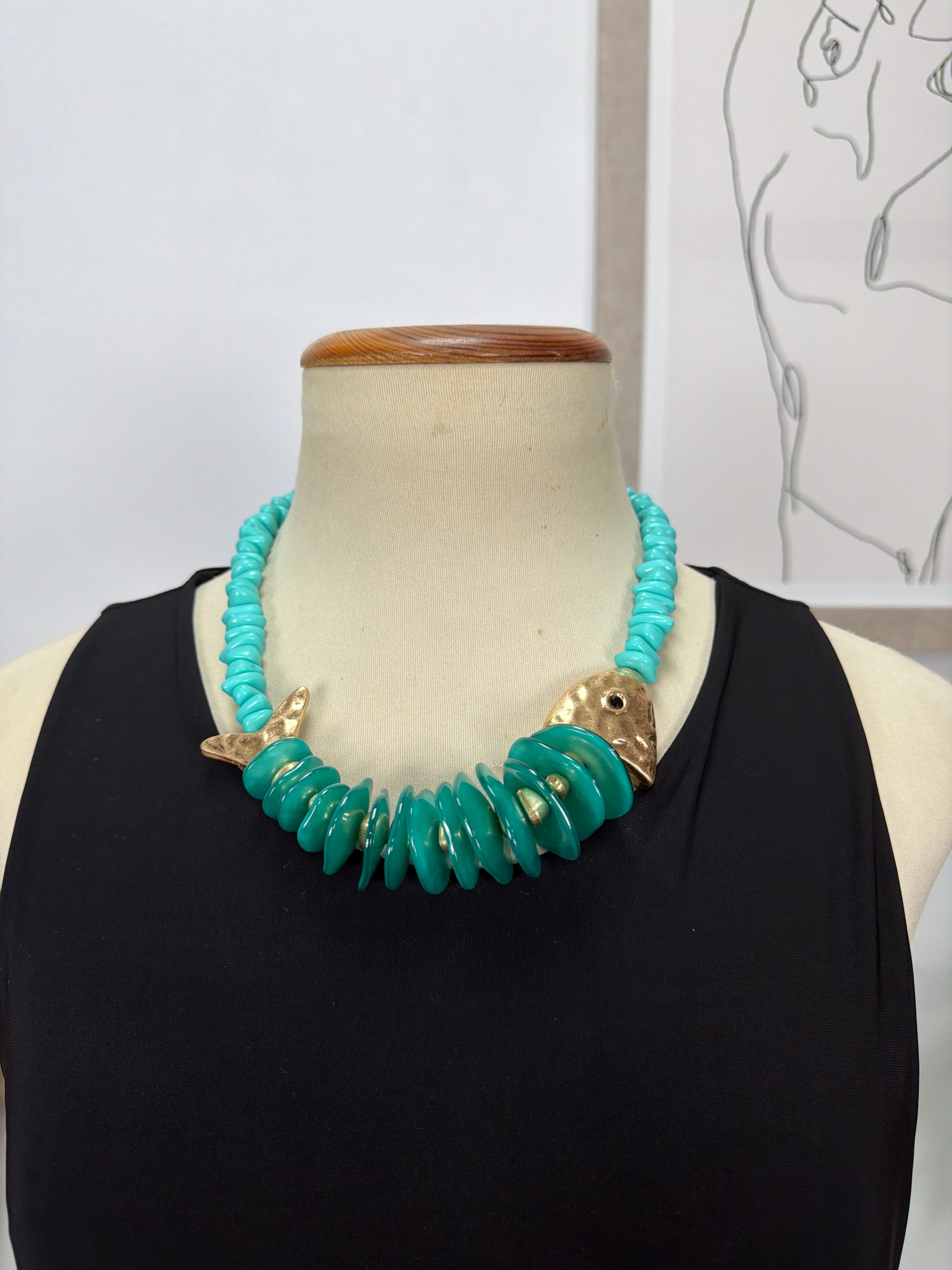 Collar Pez Invertido