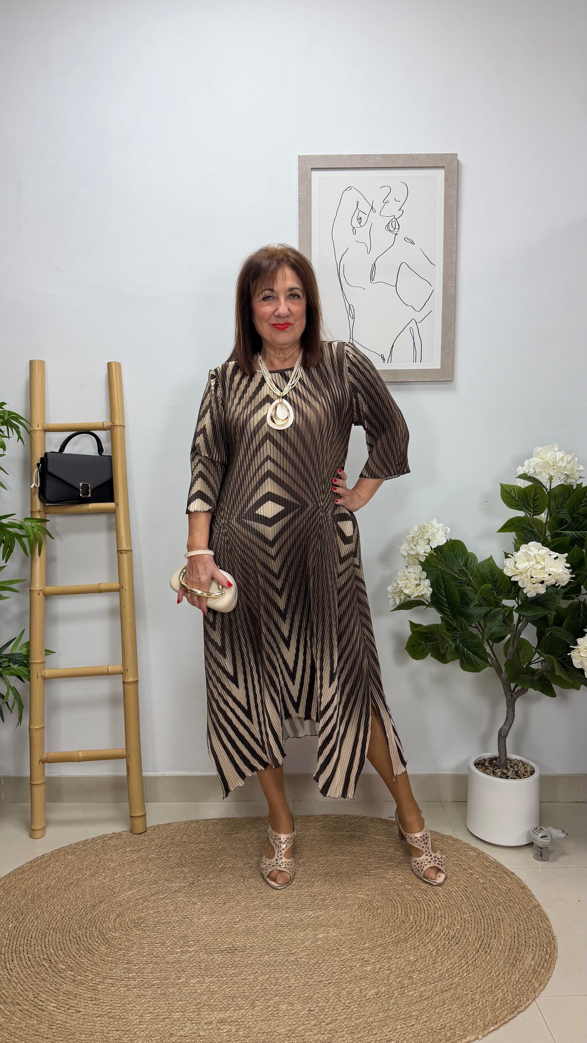 Vestido Bolivia Marrón