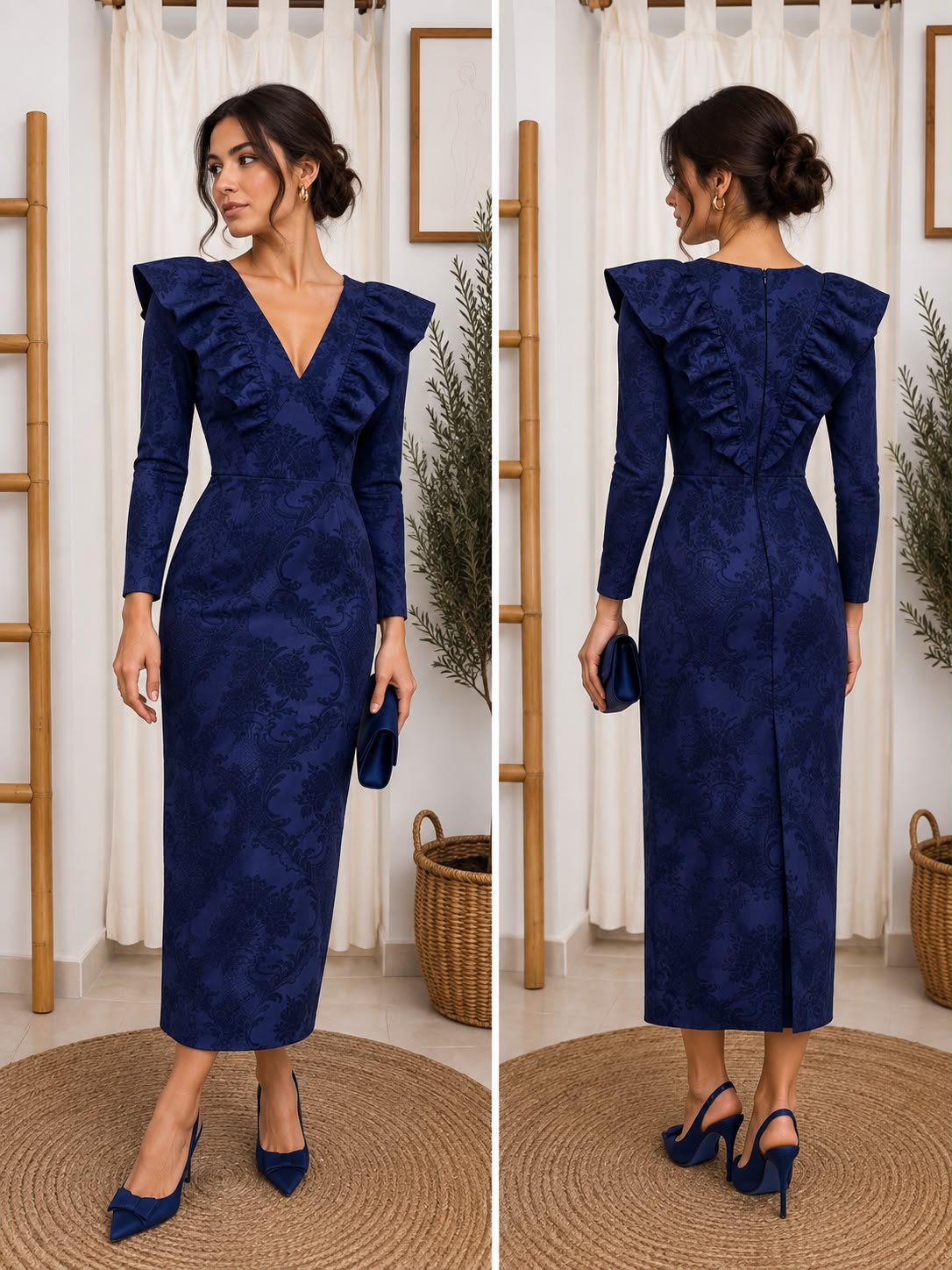 Vestido Brocado