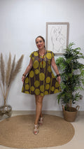 Vestido Corto Círculo