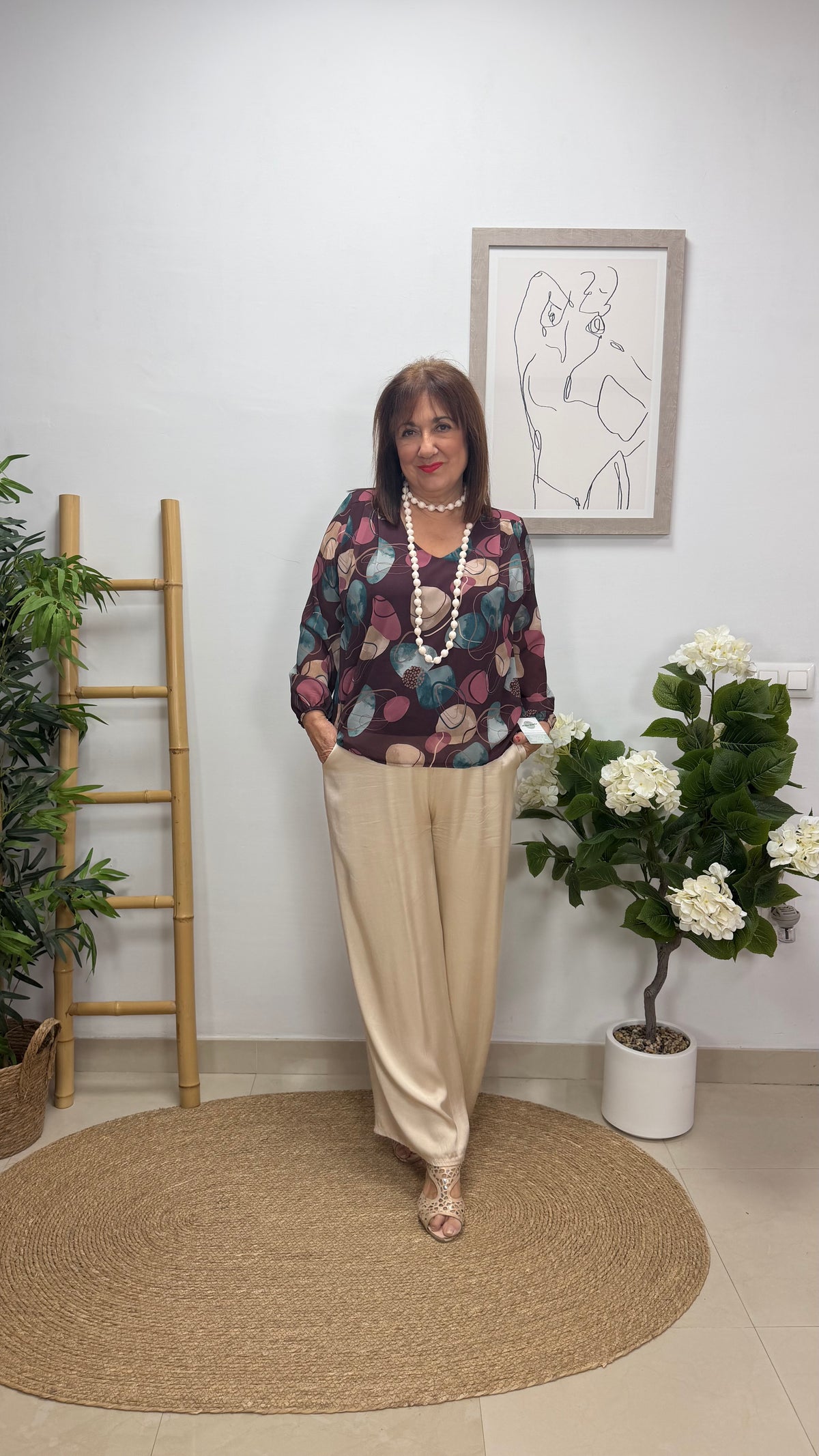 Blusa Estelar Berengena