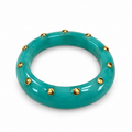 Pulsera Aguamarina Tachuelas