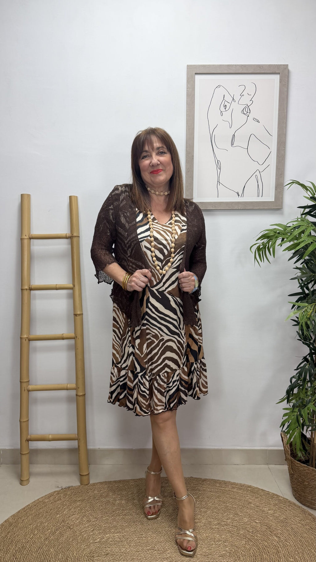 Vestido Corto Print