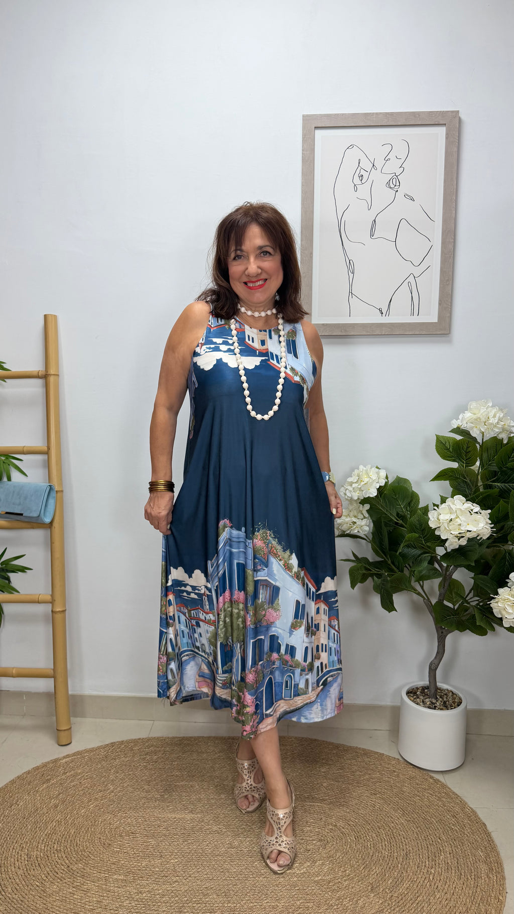 Vestido Toscana Azul