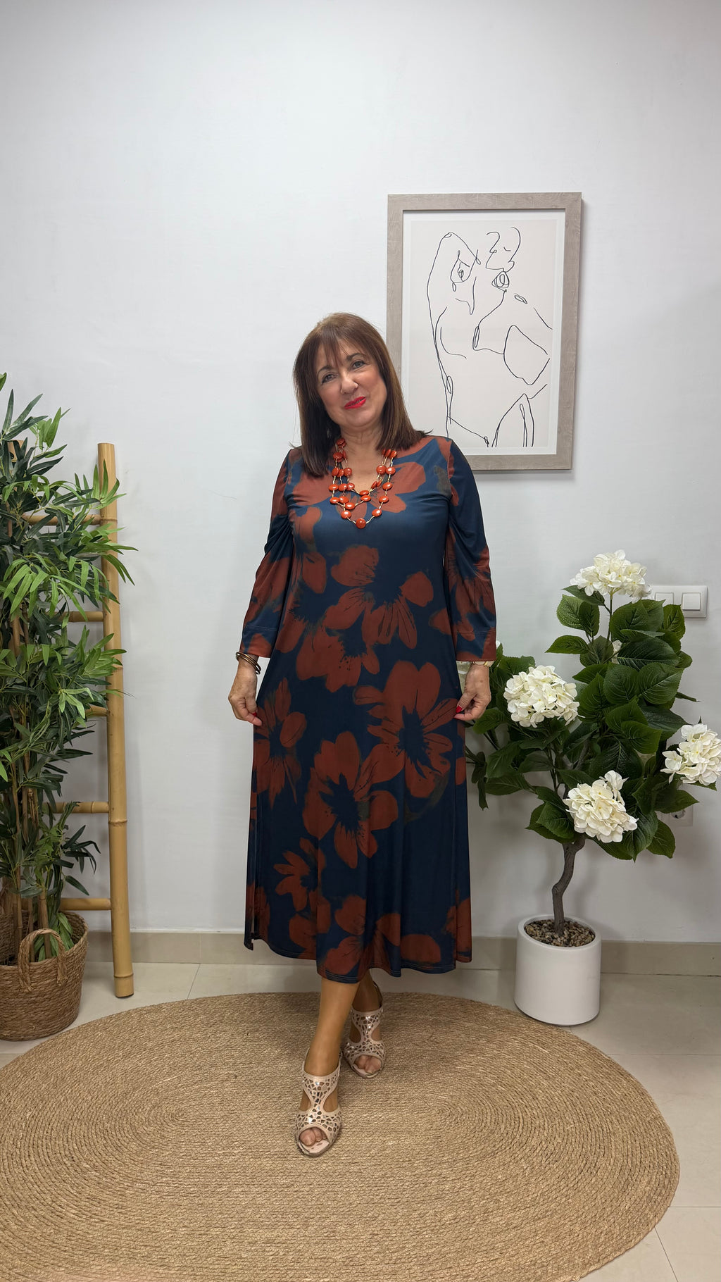 Vestido Orquídea 2 Azul