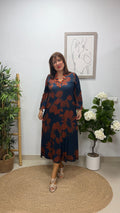Vestido Orquídea 2 Azul