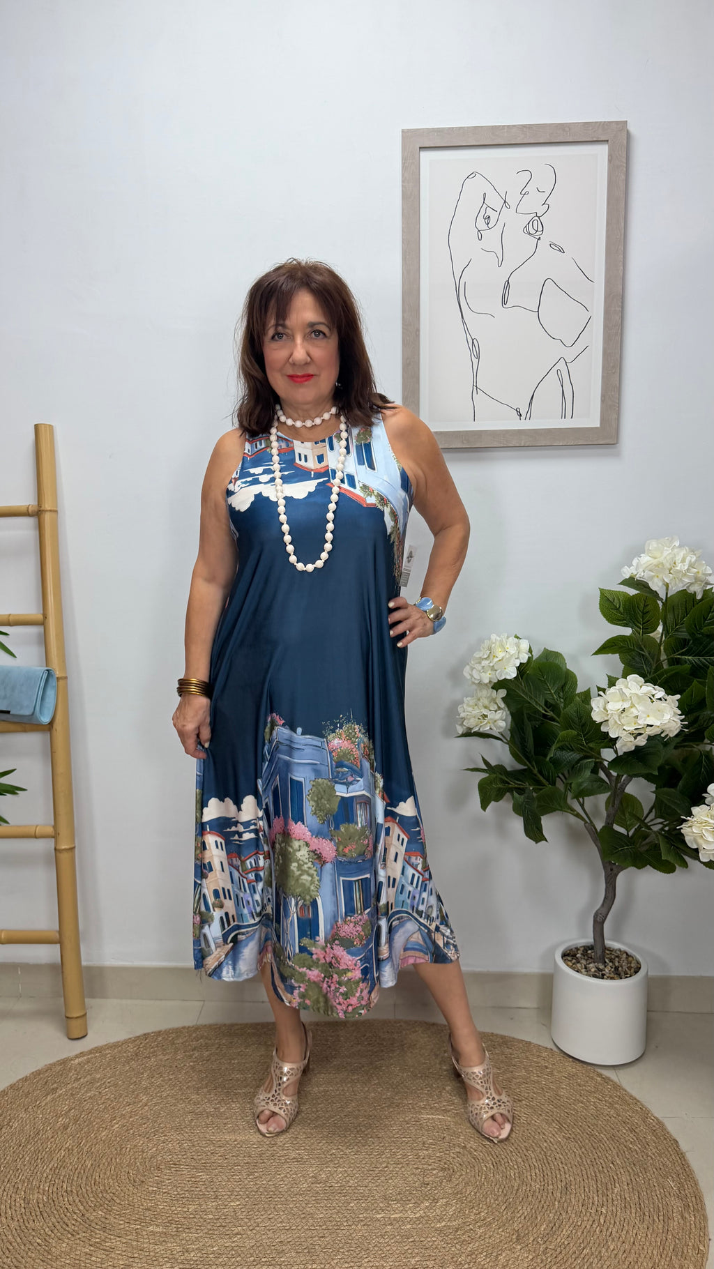 Vestido Toscana Azul