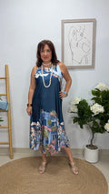 Vestido Toscana Azul