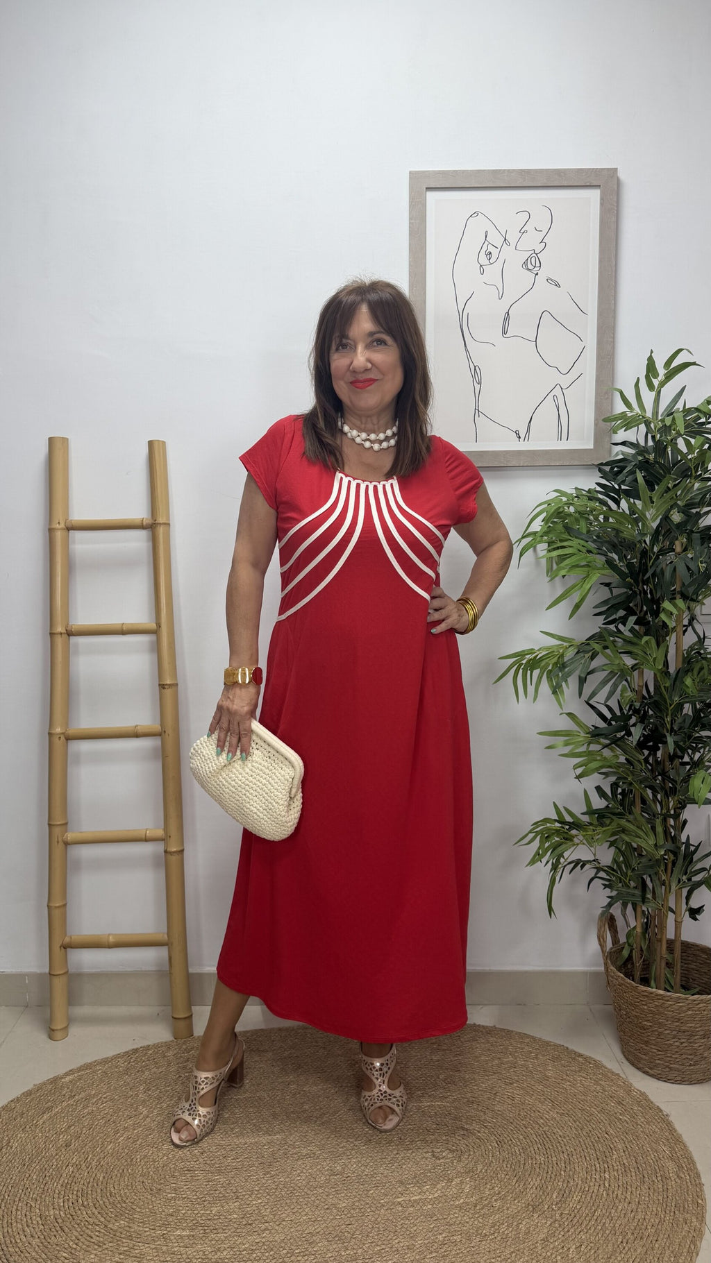 Vestido Ainhoa Rojo