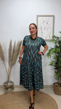 Vestido Redes Manga Corta
