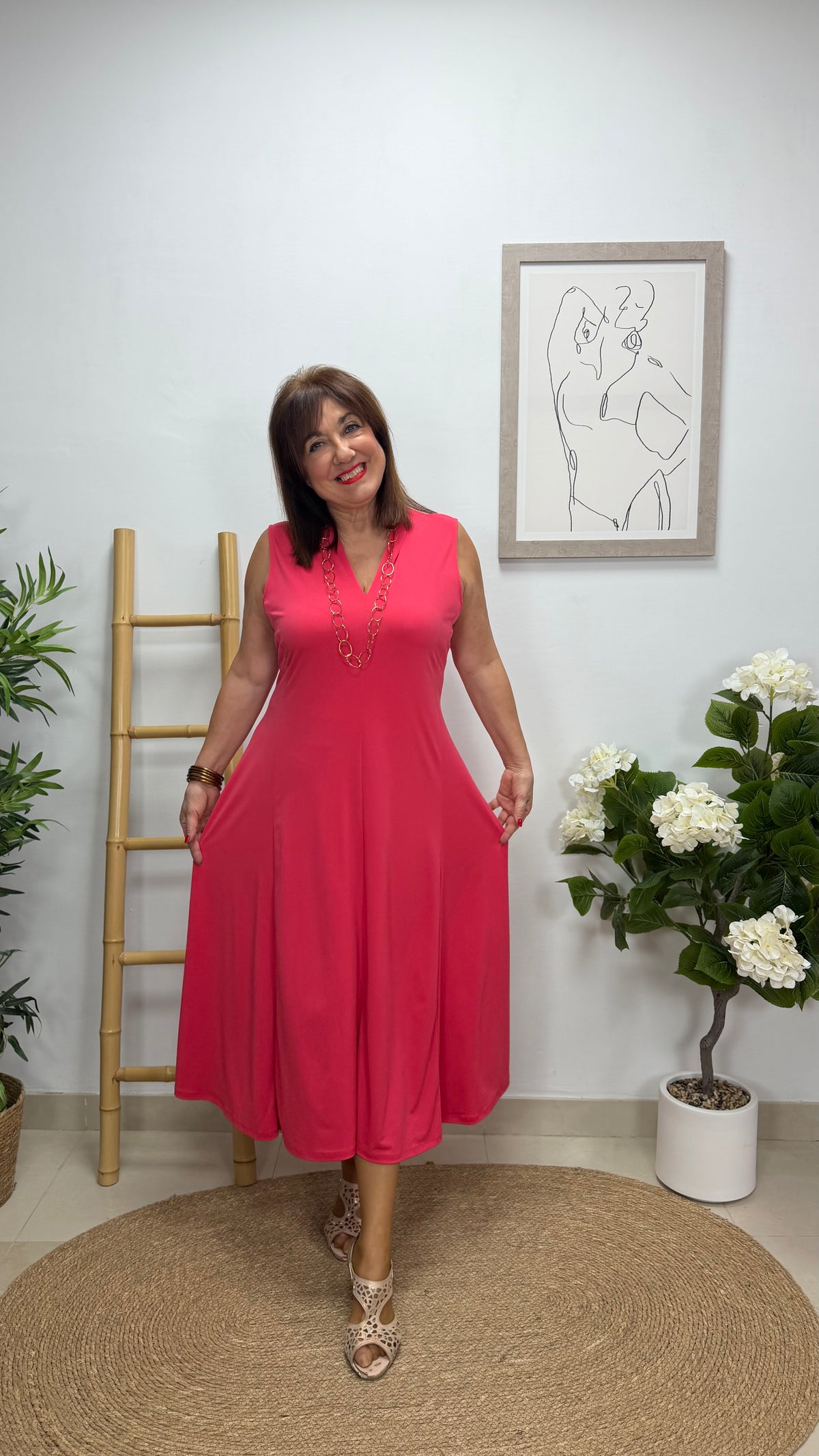 Vestido Lowell Coral