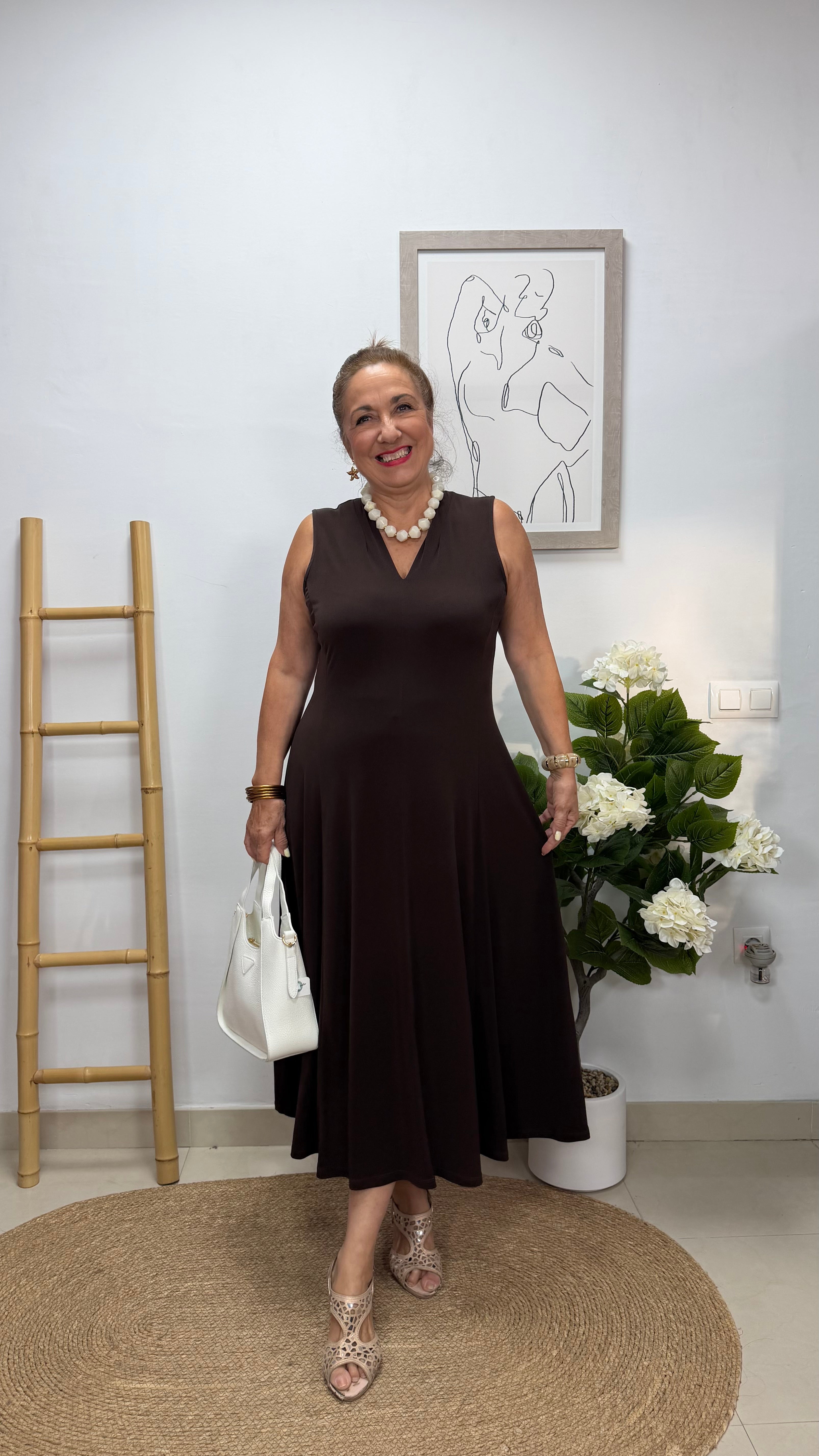 Vestido Gilda Chocolate
