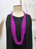 Collar Largo Buganvilla