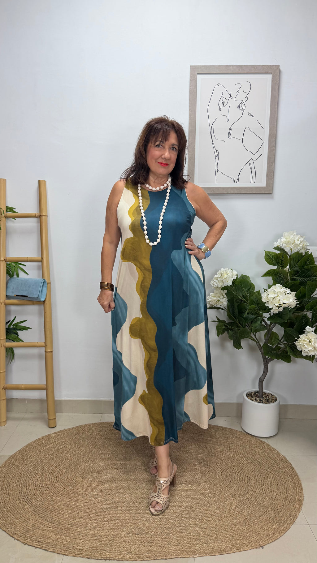 Vestido Teide Azul