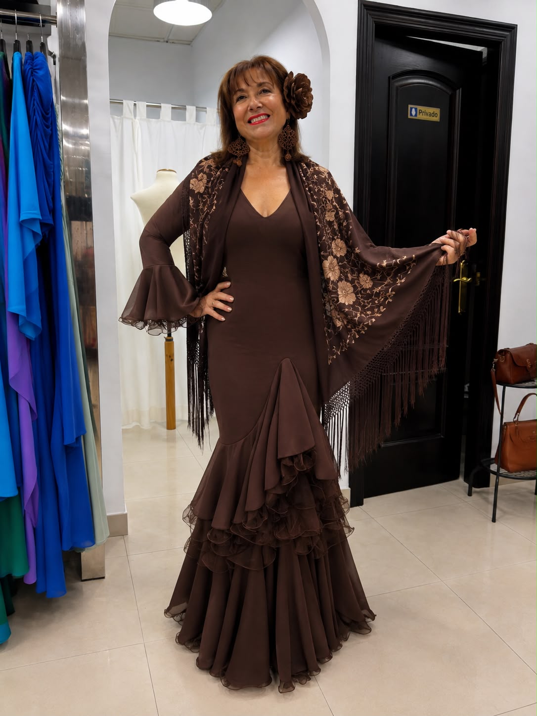 Traje Flamenca Málaga