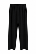 Pantalón Licra Recto Bolsillo Negro