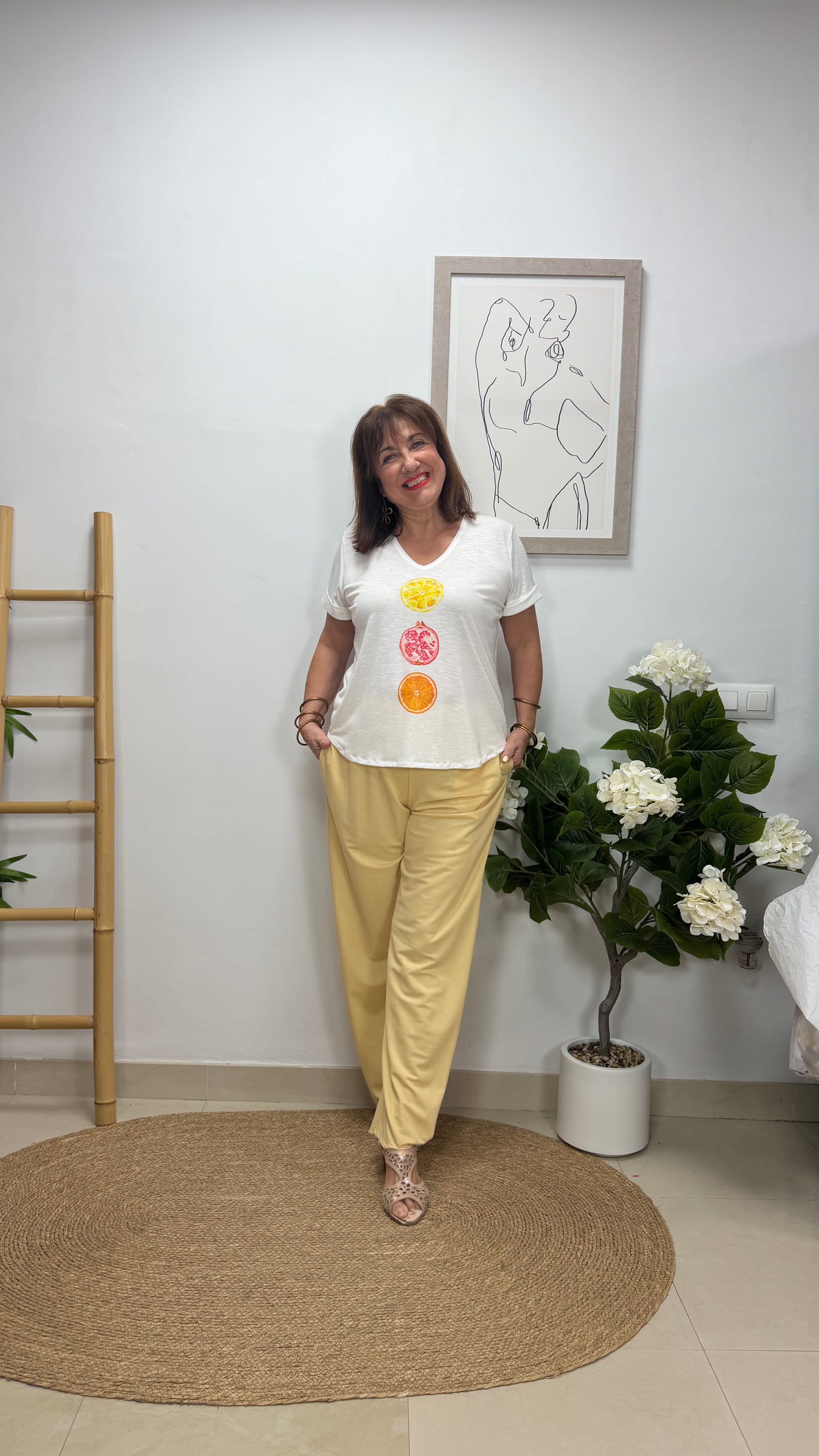 Blusa Frutas