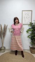 Falda Escocesa Rosa
