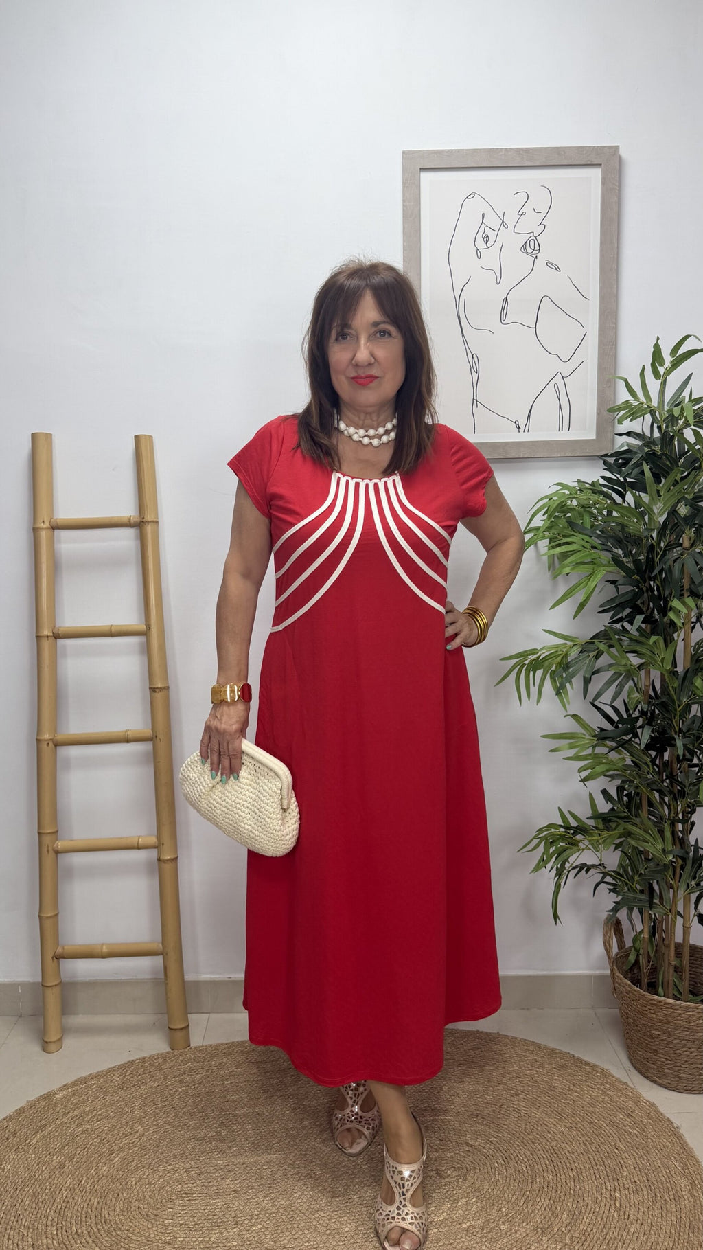 Vestido Ainhoa Rojo