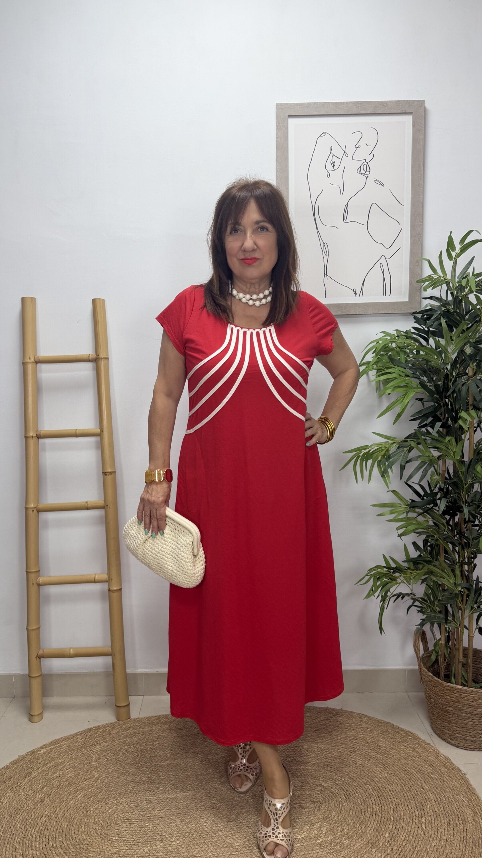 Vestido Ainhoa Rojo