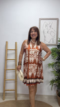 Vestido Corto Mar
