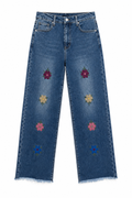 Vaqueros Flores Fabricación Española