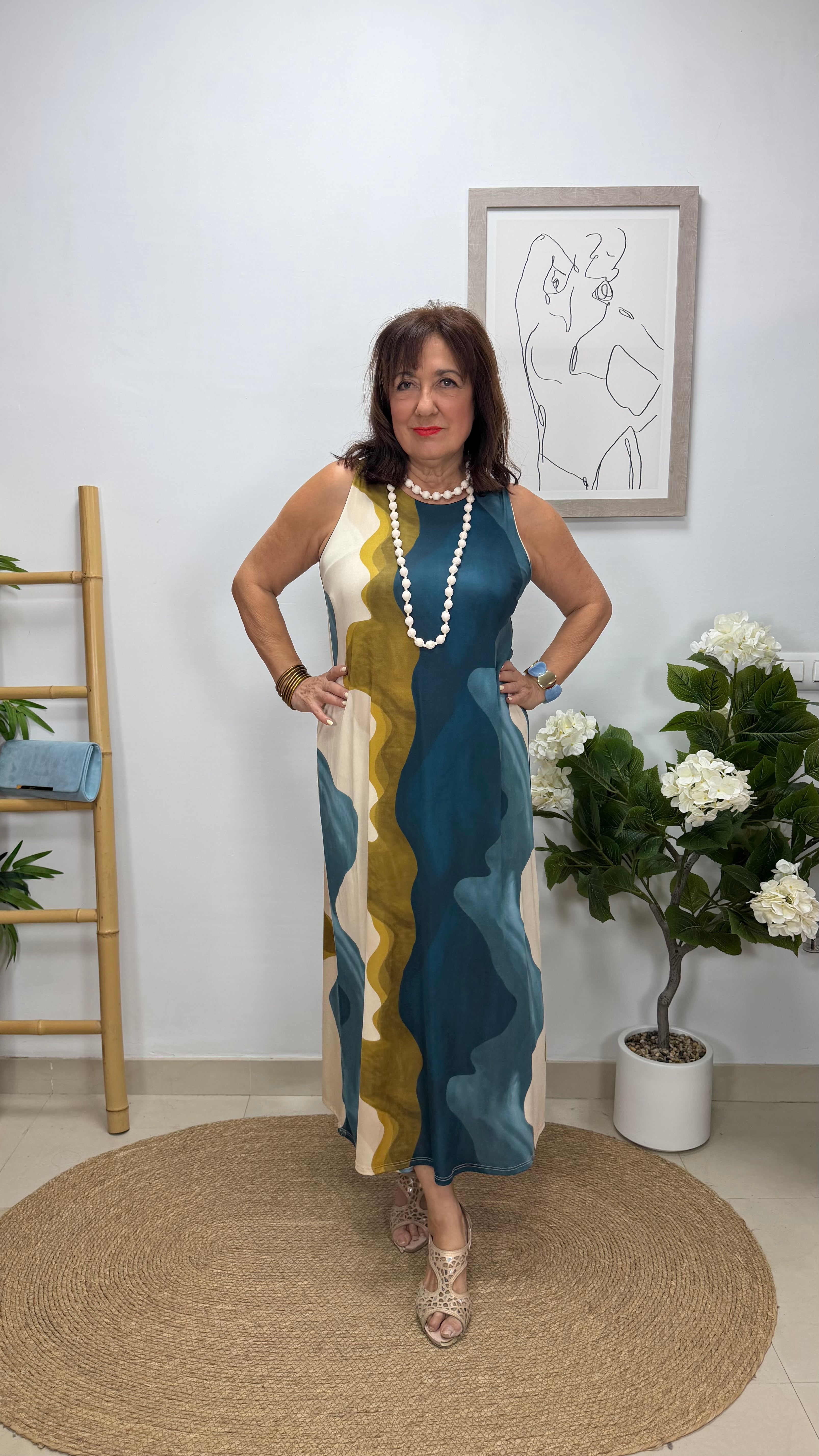 Vestido Teide Azul