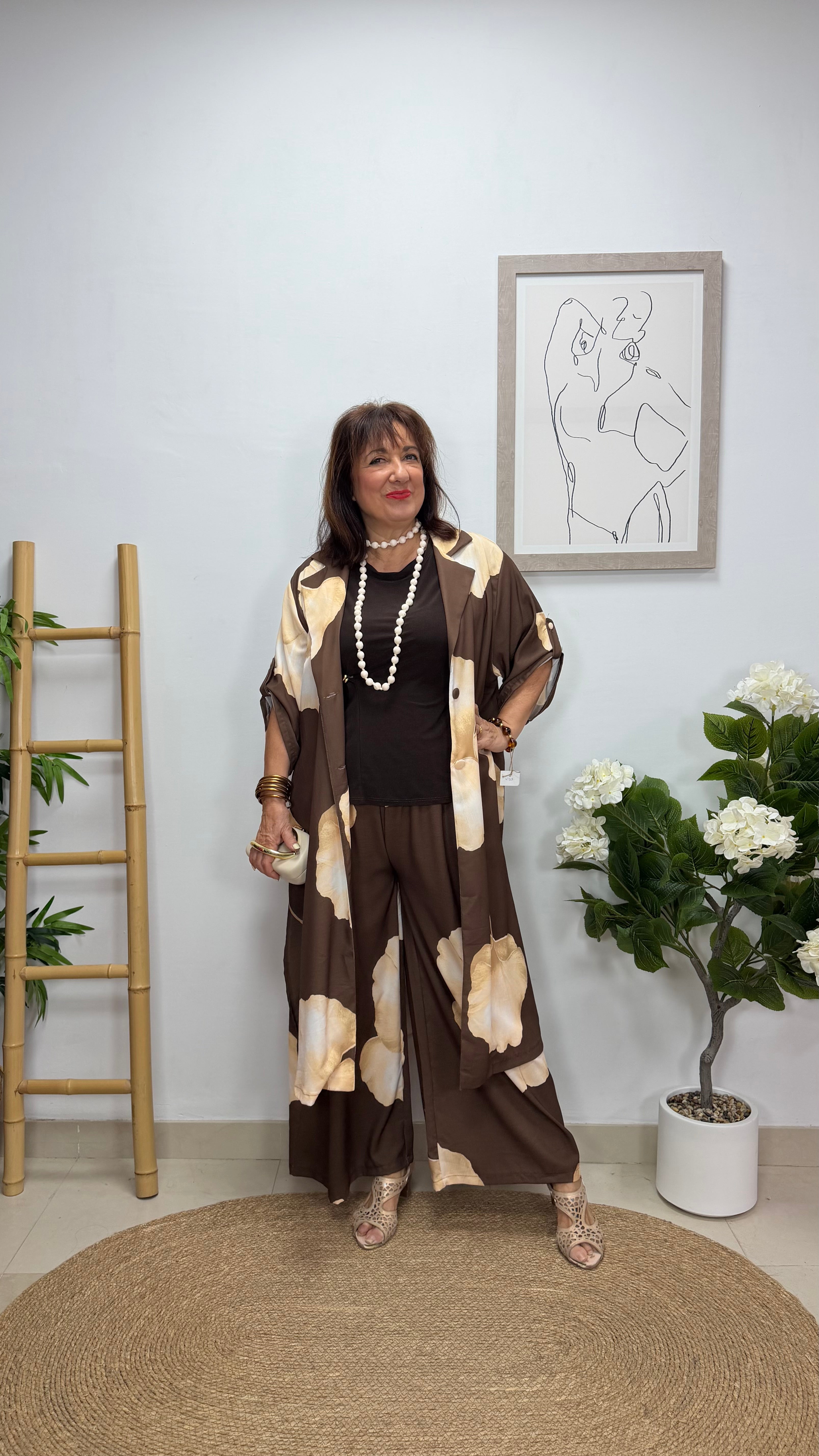 Conjunto Amapola Marrón
