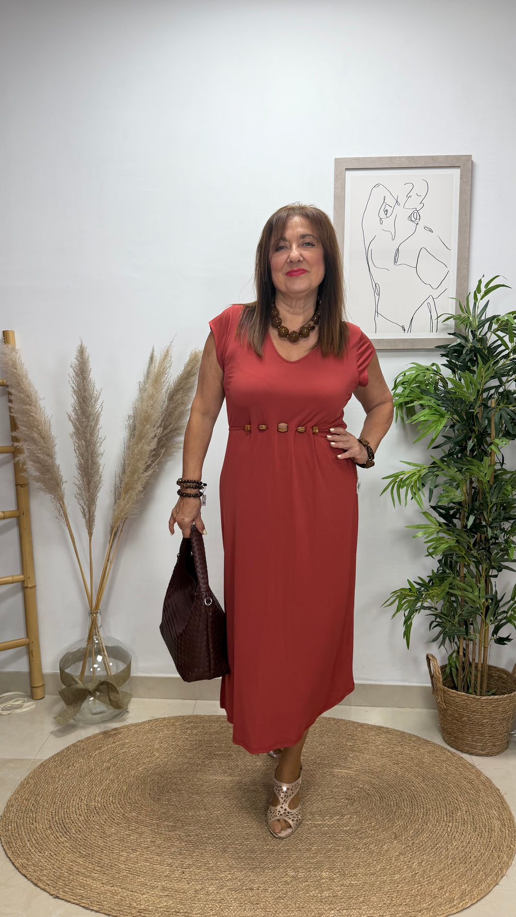 Vestido Piedras Caldera