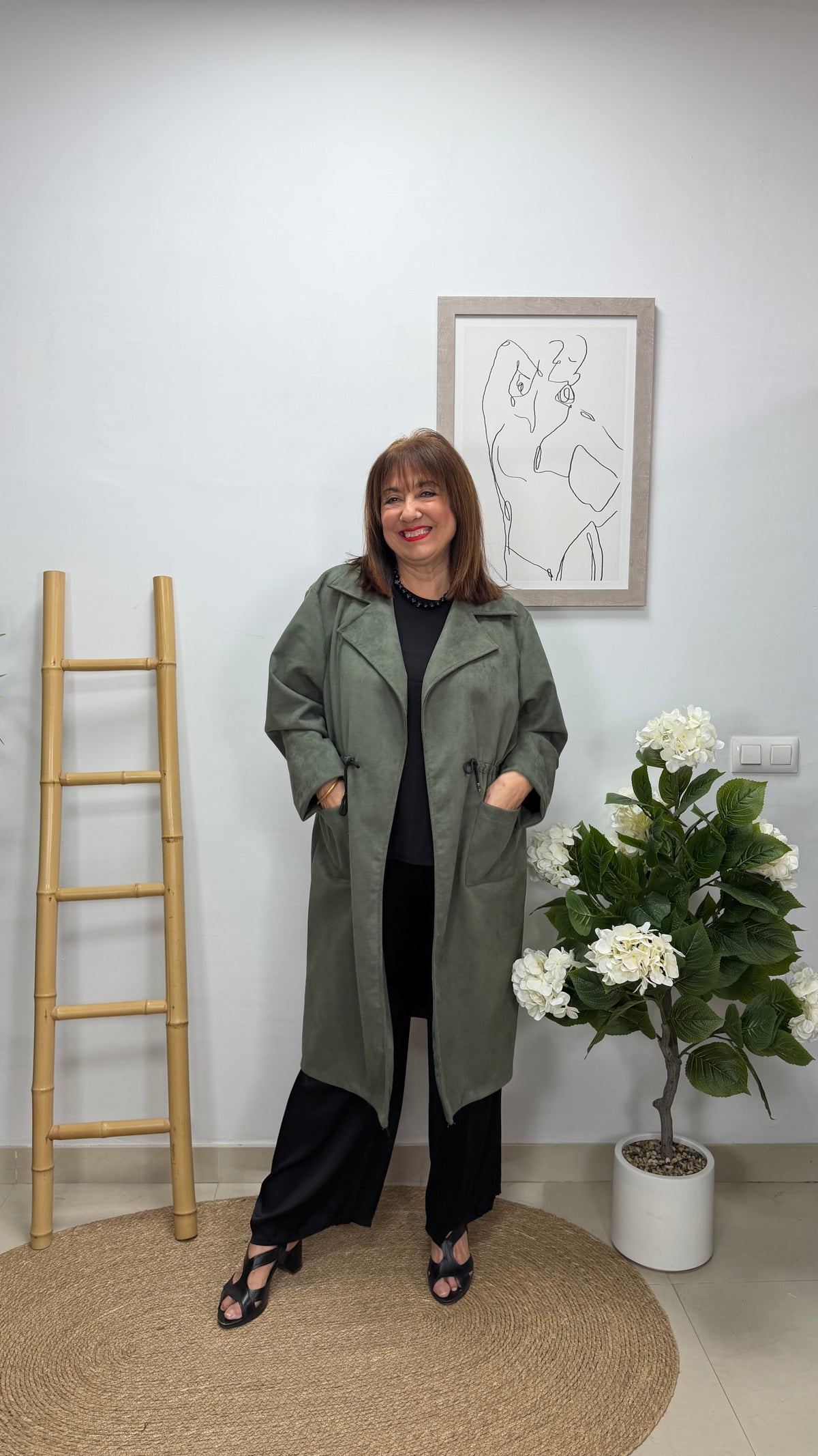 Gabardina Verde