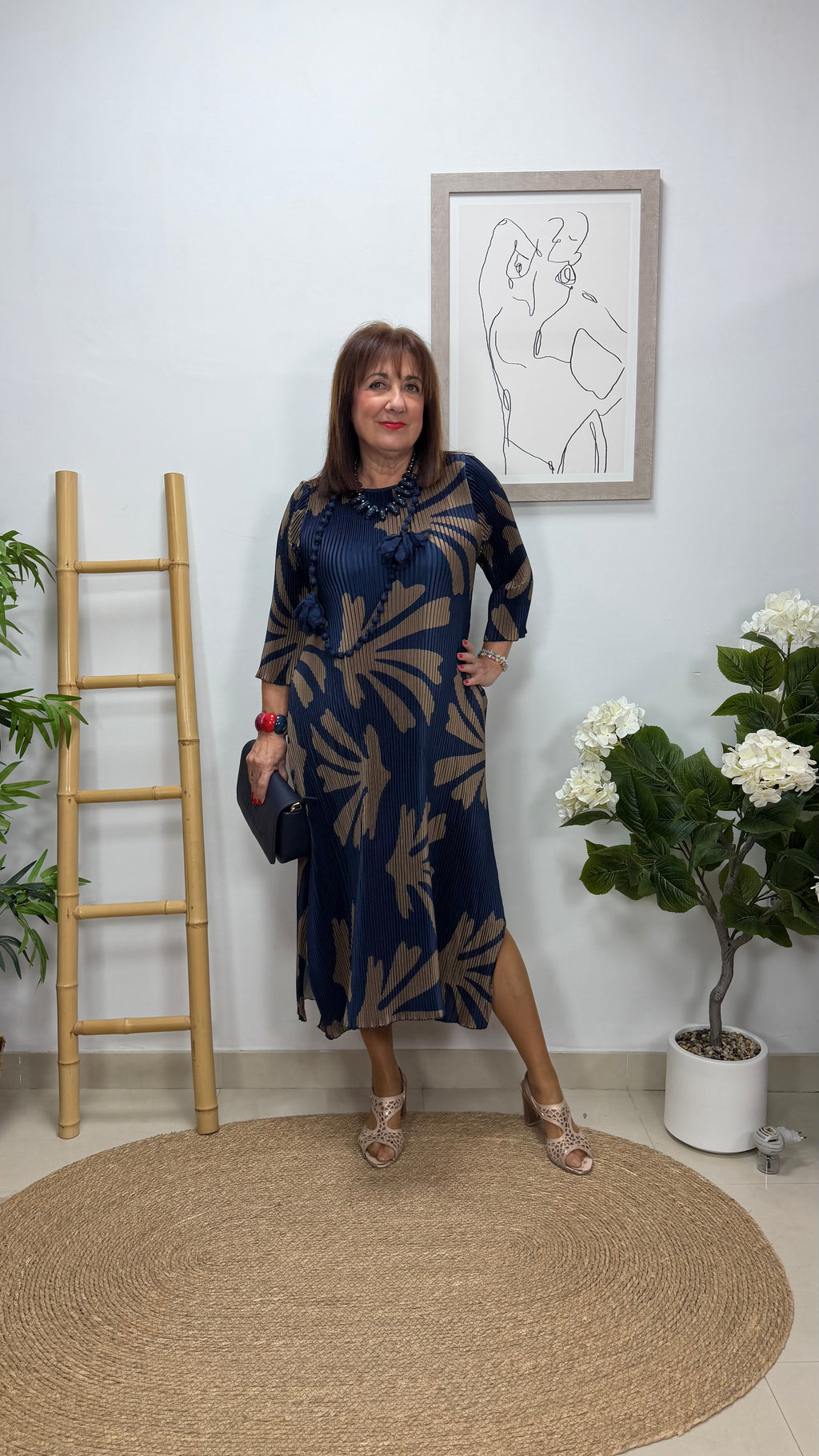 Vestido Panamá Azul