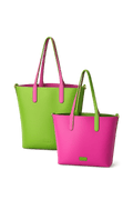 Bolso Alma Reversible Rosa/Verde