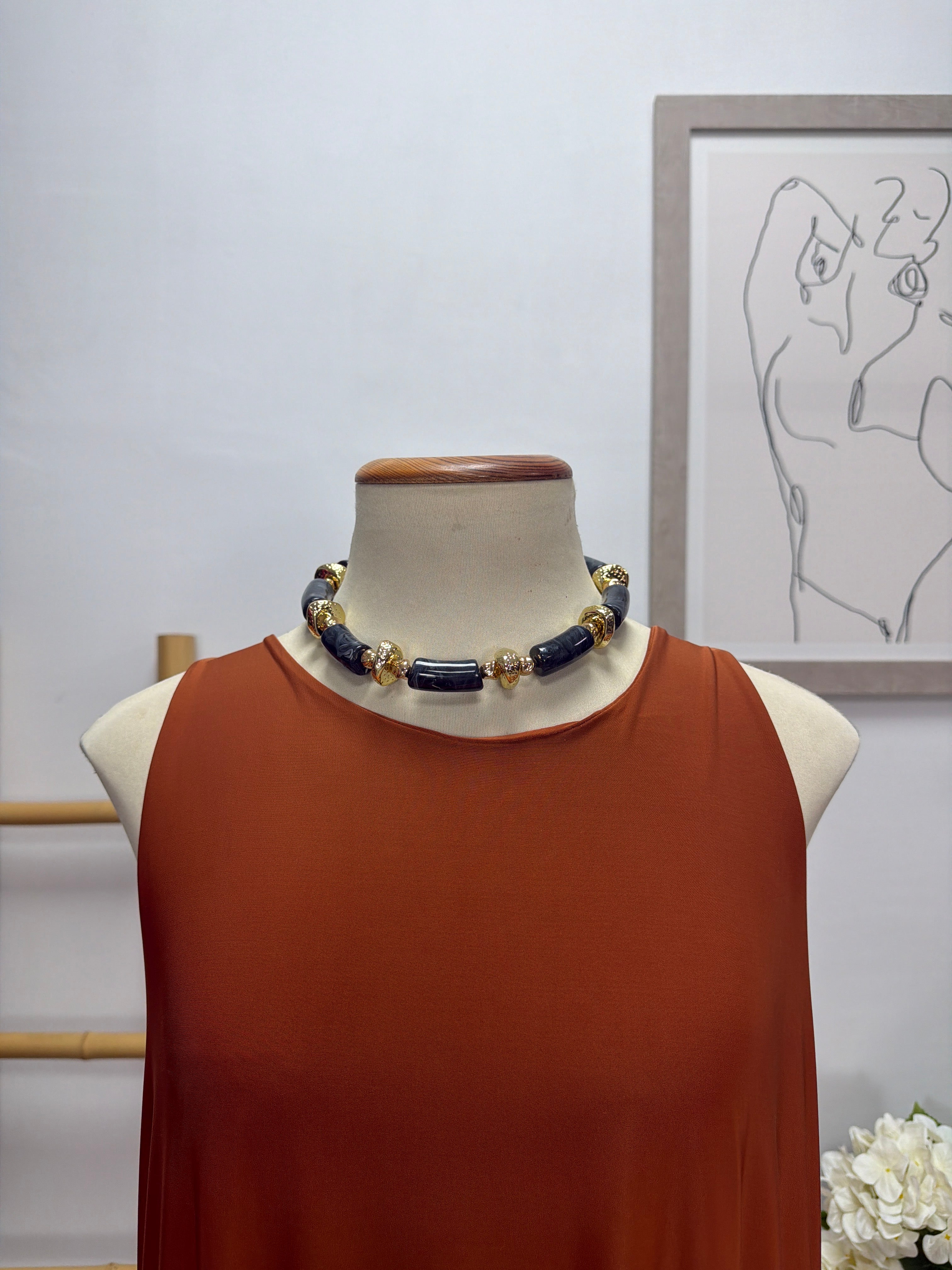 Collar Zinc Gris Medio