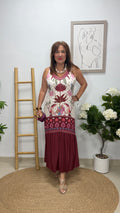 Vestido Tucán Burdeos