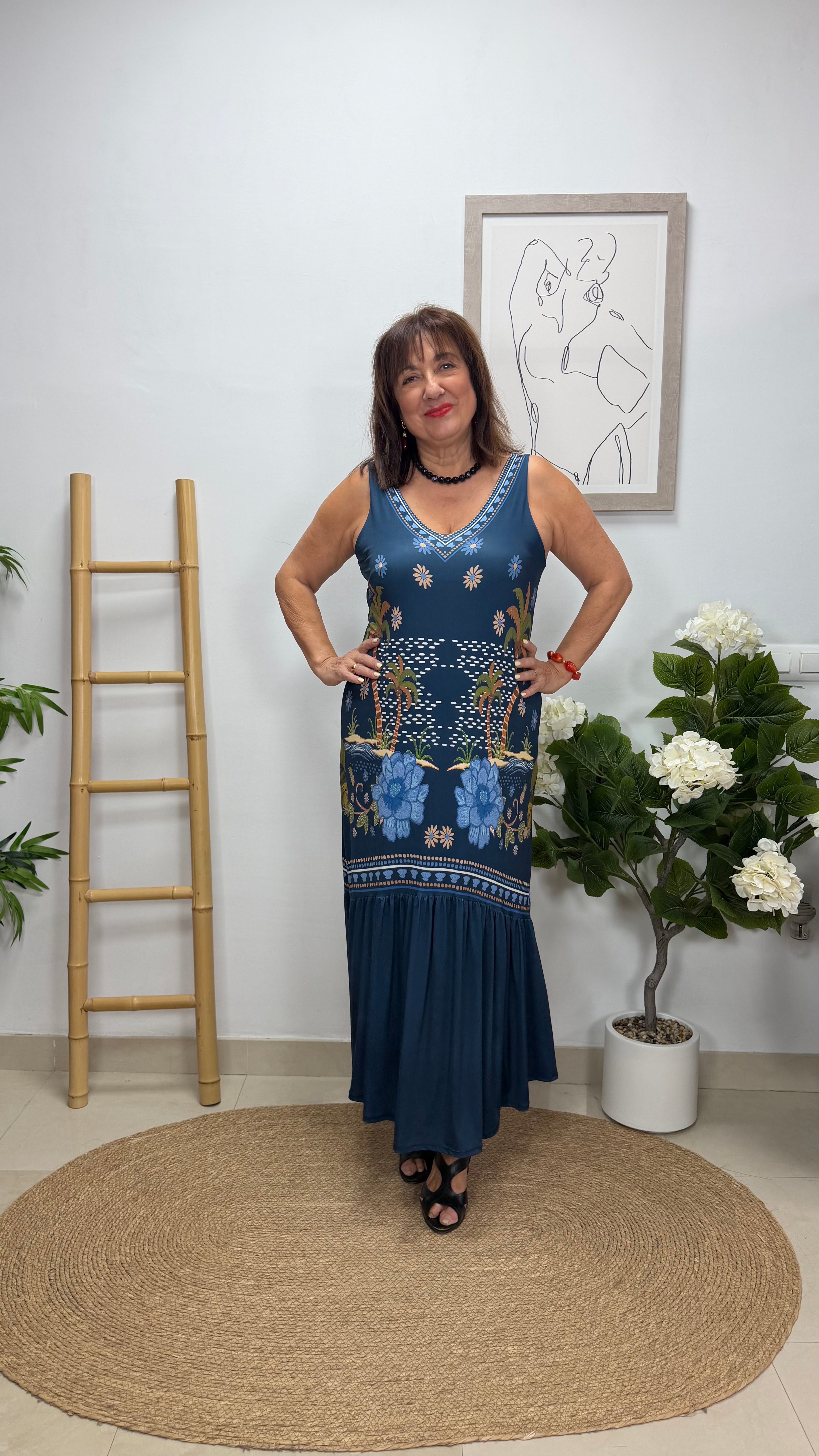 Vestido Persia Azul
