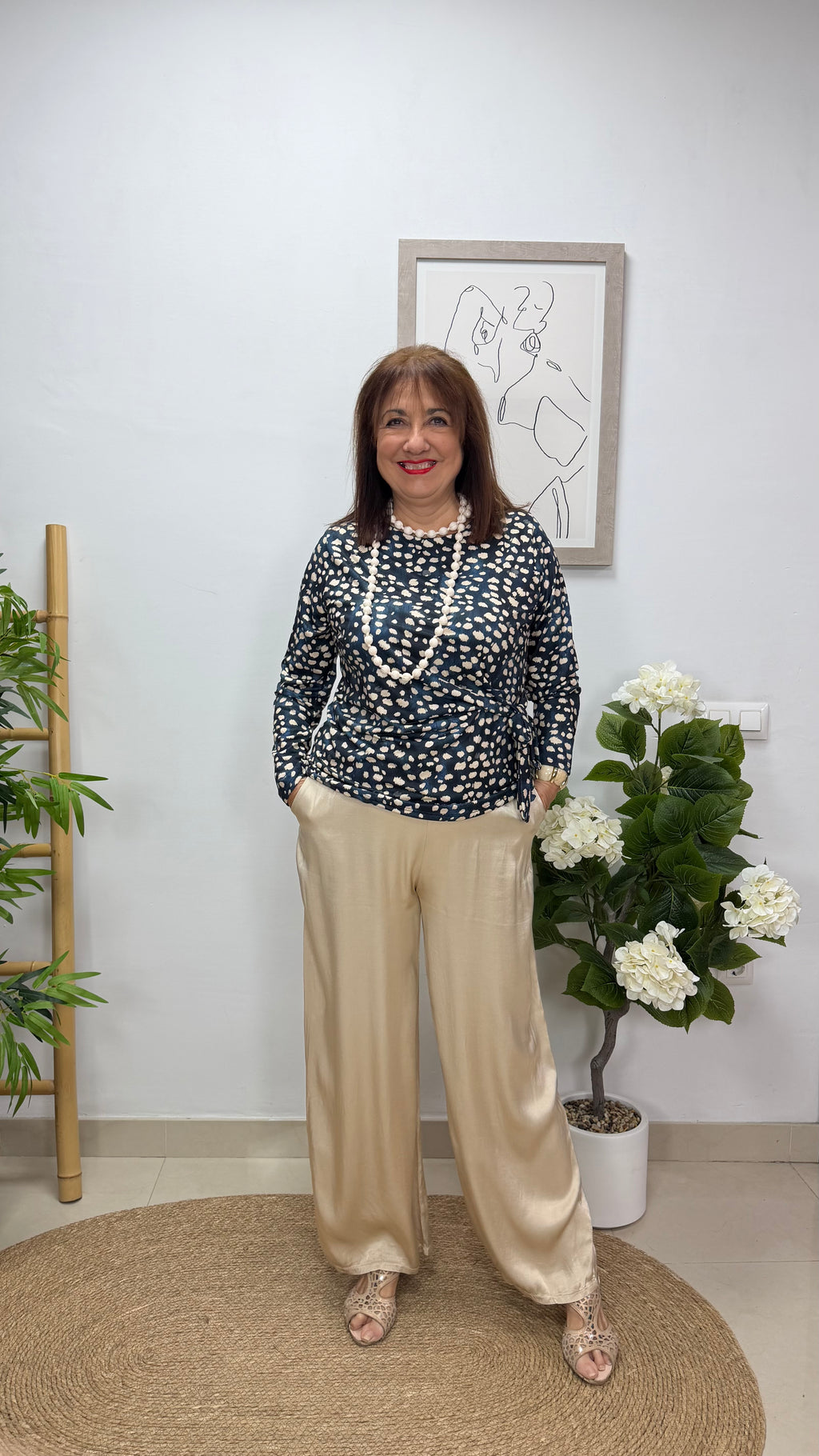 Blusa Dálmata Azul
