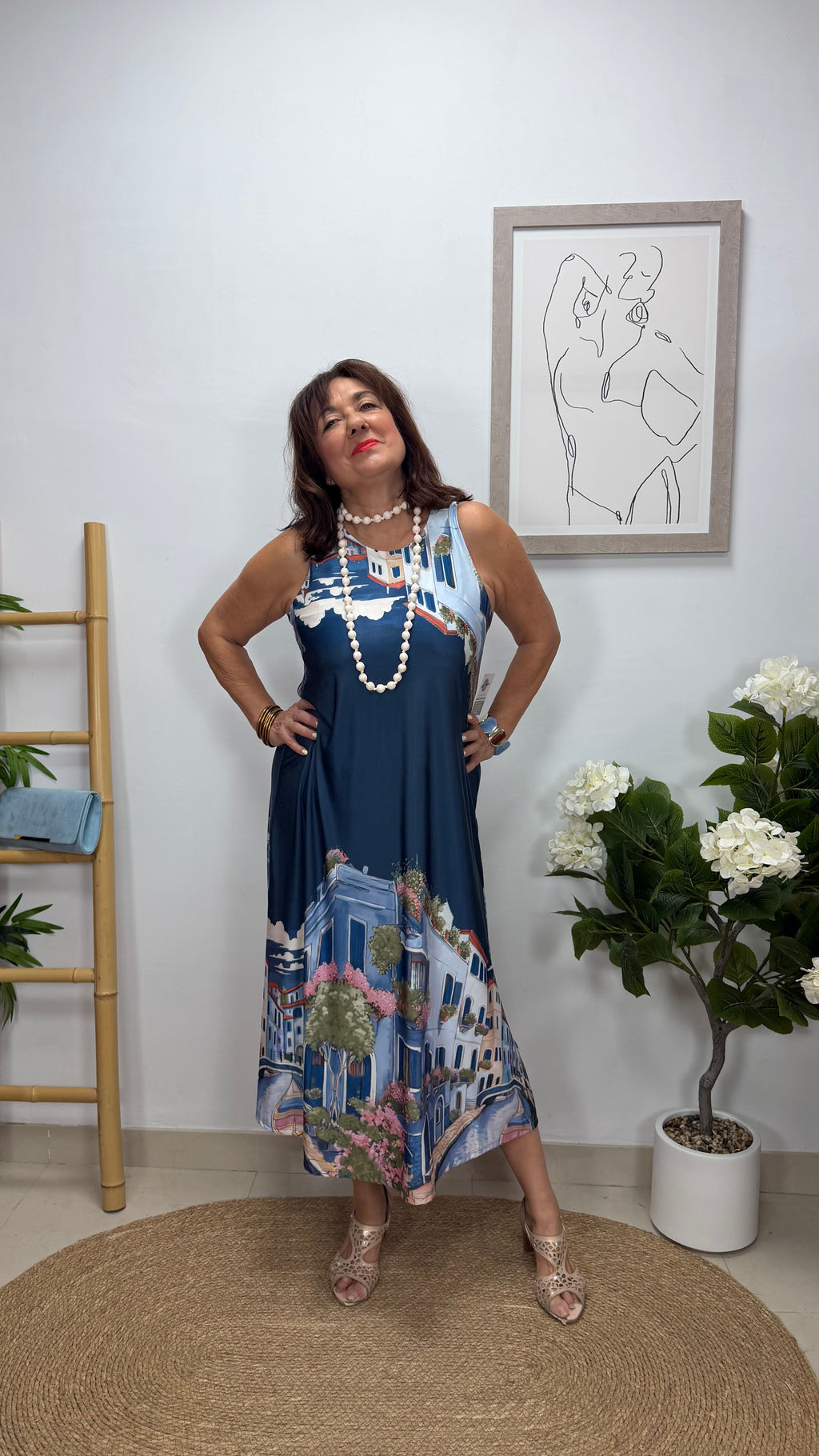 Vestido Toscana Azul
