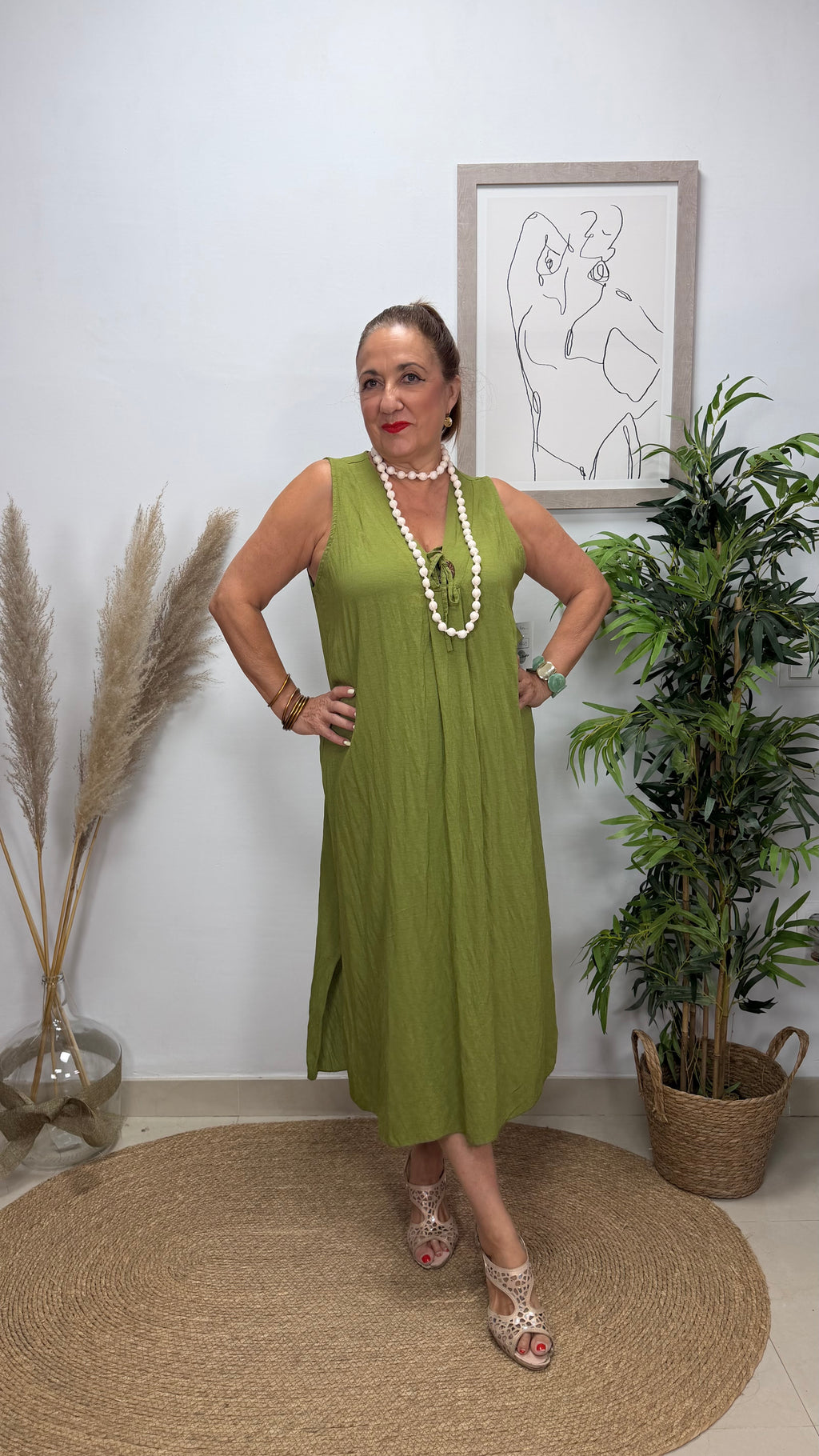 Vestido Luisa Verde