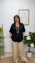 Blusa Lazos Negro
