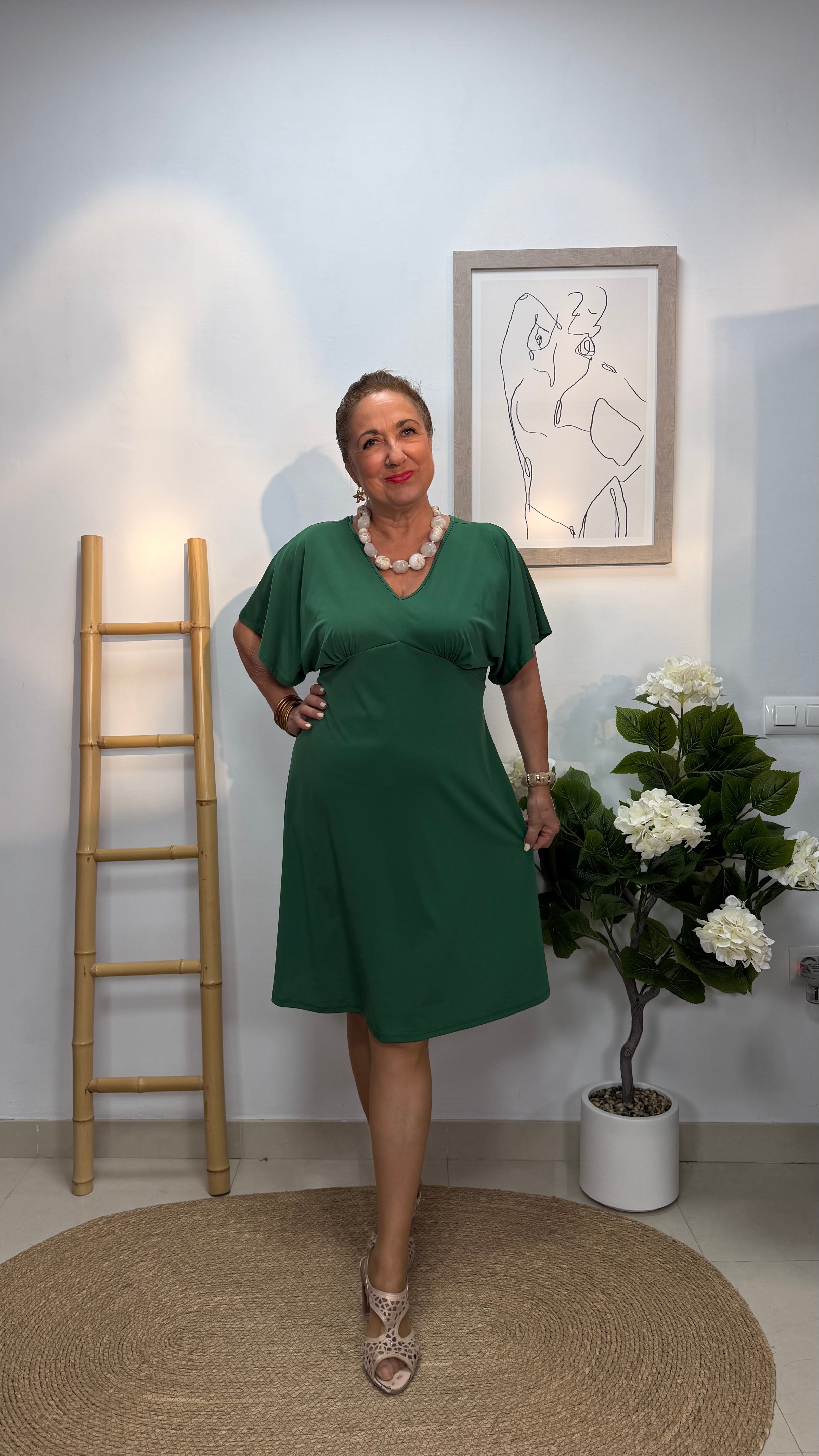 Vestido Corto Lowel Verde