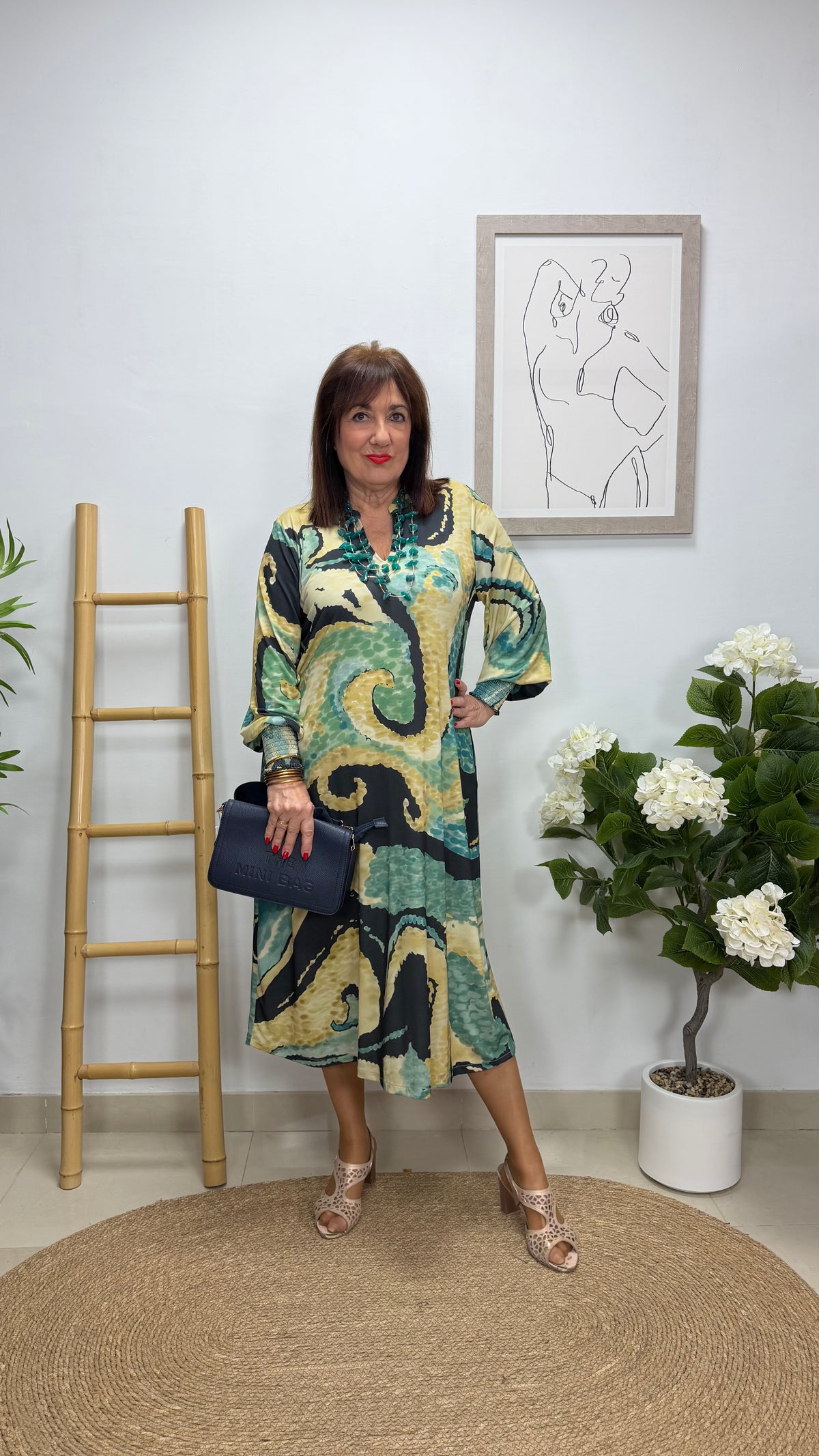 Vestido Aguamarina