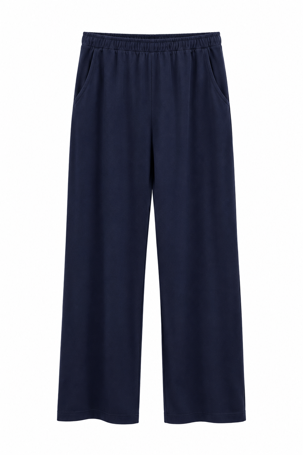 Pantalón Licra Recto Bolsillo Marino