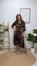 Vestido Panamá Berengena
