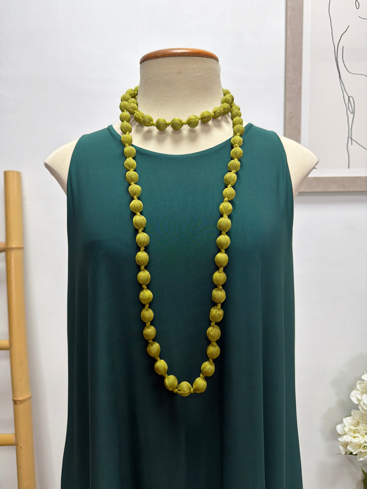 Collar Caramelo Verde Pistacho