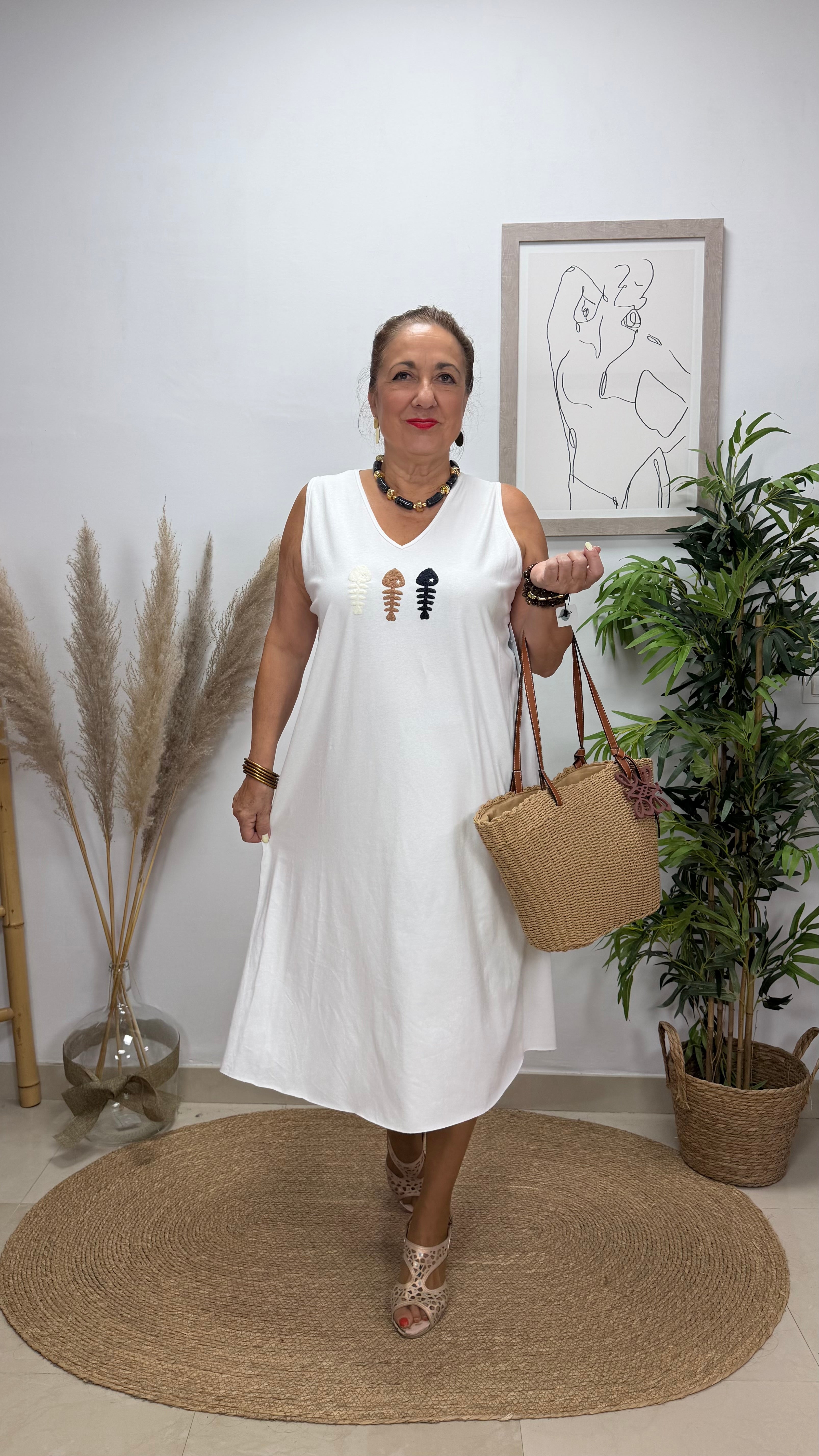 Vestido Corto Pececitos