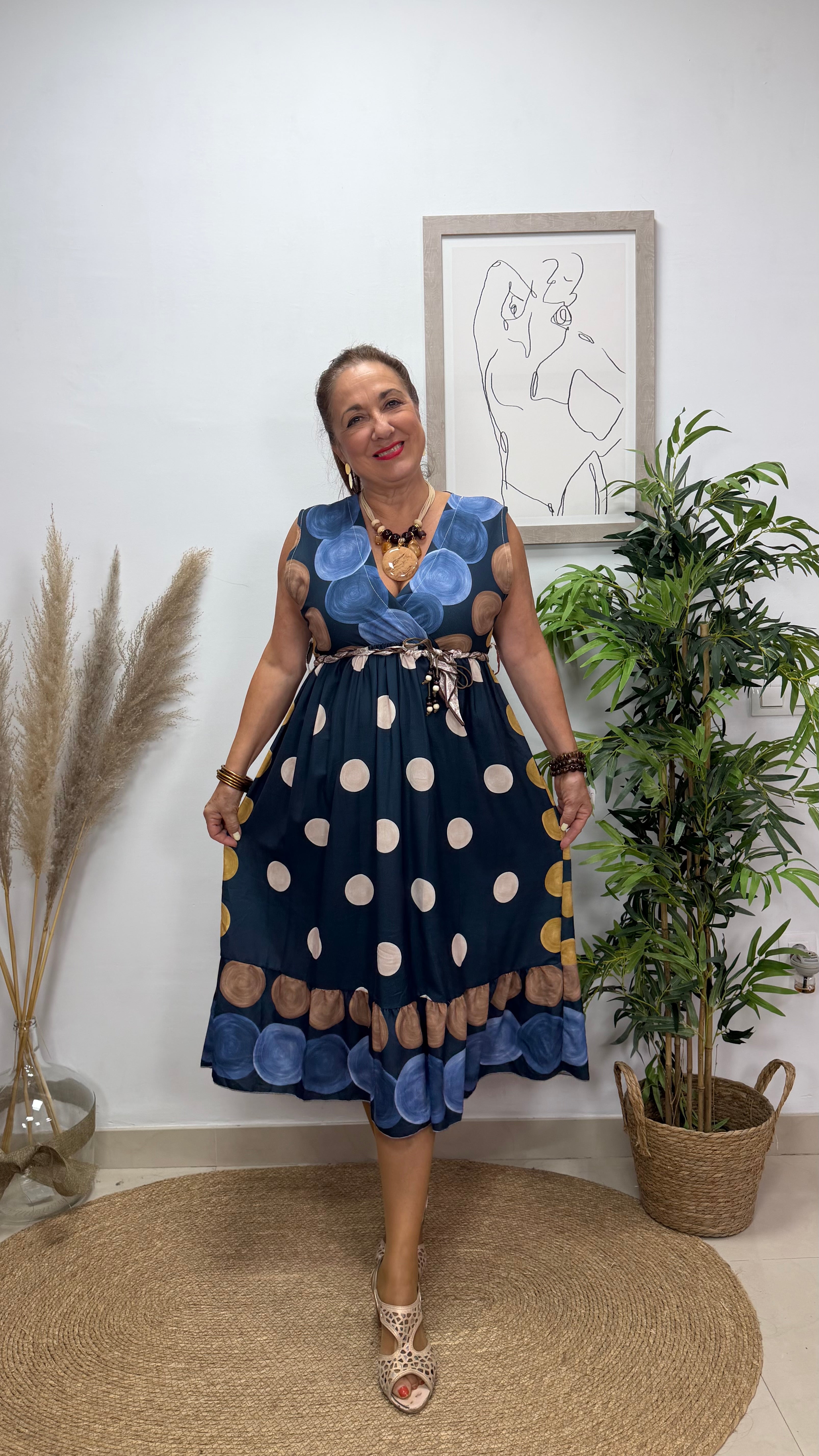 Vestido Sandra Azul